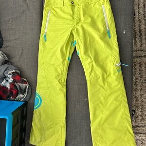 Bright Yellow Women's Ski Pants